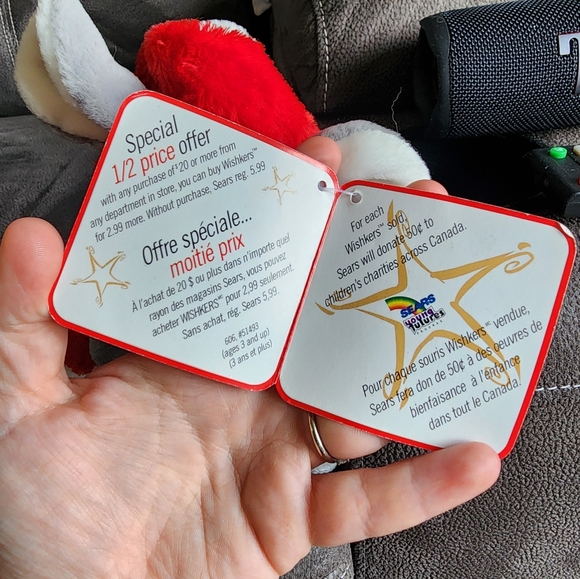 Wishkers Sears Christmas Mouse - Picture 3 of 5